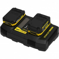 Зарядное устройство быстрое, 2 порта ,4 А, для аккумуляторов FATMAX V20