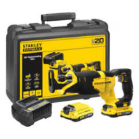 Пила саблевая аккумуляторная FATMAX V20, ход 25мм, 3000об/мин, 2 акум 2А+кейс