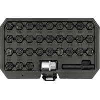 Набір головок YATO для колісних гайок MERCEDES з квадрат- 1/2", компл. 32 шт