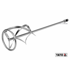 Міксер для буд. сумішей оцинкований YATO: Ø135 x 600 мм, M14, max 20-30 кг [10]