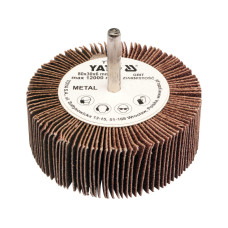 Круг пелюстковий шліфувальний YATO P150, Ø= 80 мм h= 30 мм, шпиндель Ø= 6 мм [10/60]