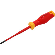 Викрутка з шліцом TORX діелектрична ізольована YATO: T15х 100/ 188 мм, оголений шліц- 17 мм [12]