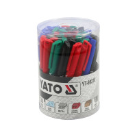 Маркери технічні YATO 36 шт, синій, червоний, чорний і зелений [6/24]