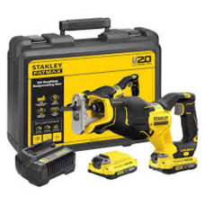 Пила саблевая бесщеточная аккумуляторная FATMAX V20, ход 28мм, регулятор 0-3200об/мин, 2 Акум 2А+кейс