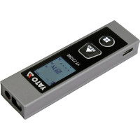 Дальномір лазерний кишен YATO з LCD- диспл, дальн- 30 м, похибка ±5 мм, живл- акумул.: 3,7 В, 220 мА