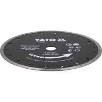 Диск алмазный отрезной по керамике YATO Ø=250/25.4 х 2.1 мм, в мокром режиме [10/20]
