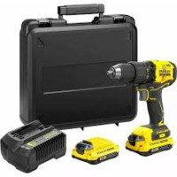 Шуруповерт аккумуляторный бесщеточный FATMAX 20V 2х2А акум, 60Нм+кейс