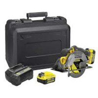 Циркулярная пила ручная FATMAX V20, пропил 54мм, диск 165мм, наклон 50 град, 2Акум 4А+кейс