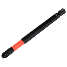 Насадка викруткова ударна YATO PZ3 х 100 мм з шпинделем 6-гранним 1/4" [50/300]