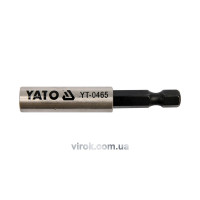 Держатель отверточных насадок YATO : 1/4", L= 60 мм. магнитный [20/200]