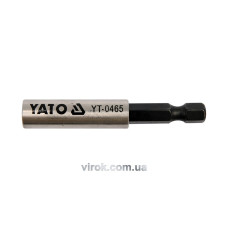 Держатель отверточных насадок YATO : 1/4", L= 60 мм. магнитный [20/200]