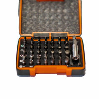 Набір насадок викруткових Industry USH: 1/4", PH-PZ-Torx-HEX-SL + магнітний тримач, 36 елем.