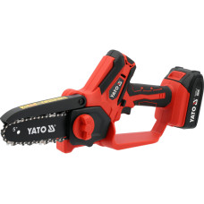 Пила ланцюгова акумуляторна по гілках YATO: 18 В Li-Ion 2 АГод, шина- 6"/15.85 см, 28 ланок [4]
