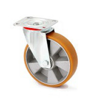 Колесо поворотне в середньо посиленому кронштейні 4402-LR-160-B