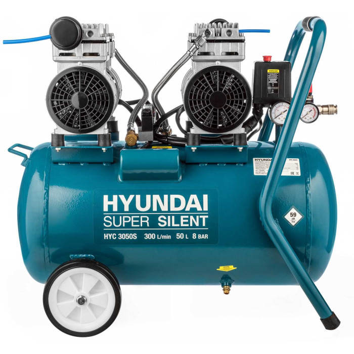 Безмасляний повітряний компресор HYC 3050SiU Hyundai