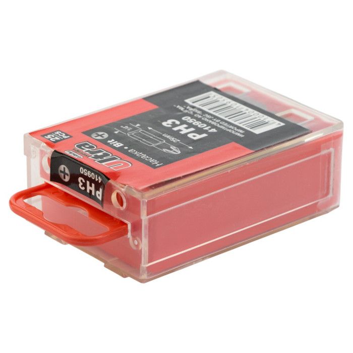 Набор бит PН3×25мм 1/4" 25шт S2 (пласт кейс) ULTRA (4010302)