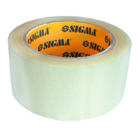 Стрічка клейка прозора 45мм×300м 42мкм SIGMA (8401271)