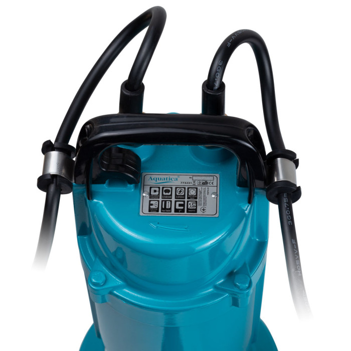 Насос дренажный 0.37кВт Hmax 16м Qmax 150л/мин AQUATICA QDX1.5-16-0.37A (773231)