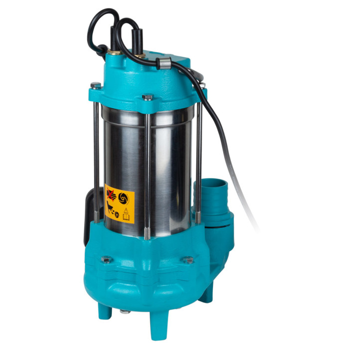 Насос канализационный 0.75кВт Hmax 12м Qmax 225л/мин с ножом (нерж) AQUATICA (773432)