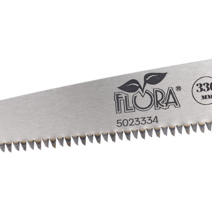 Пила садовая прямая 330мм 7TPI с чехлом FLORA (5023334)