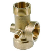 З'єднувач п'ятививідний 80мм 1"М×1"F×1"F×1/4"M×1/4"F AQUATICA (779598)