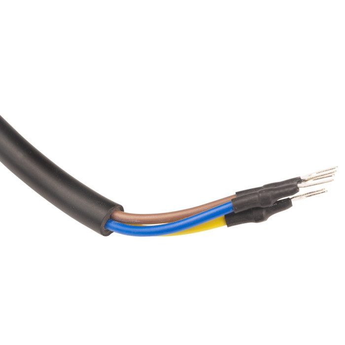 Кабель электрический PVC круглый (3×1мм²) 1.5м с вилкой WETRON (779915)