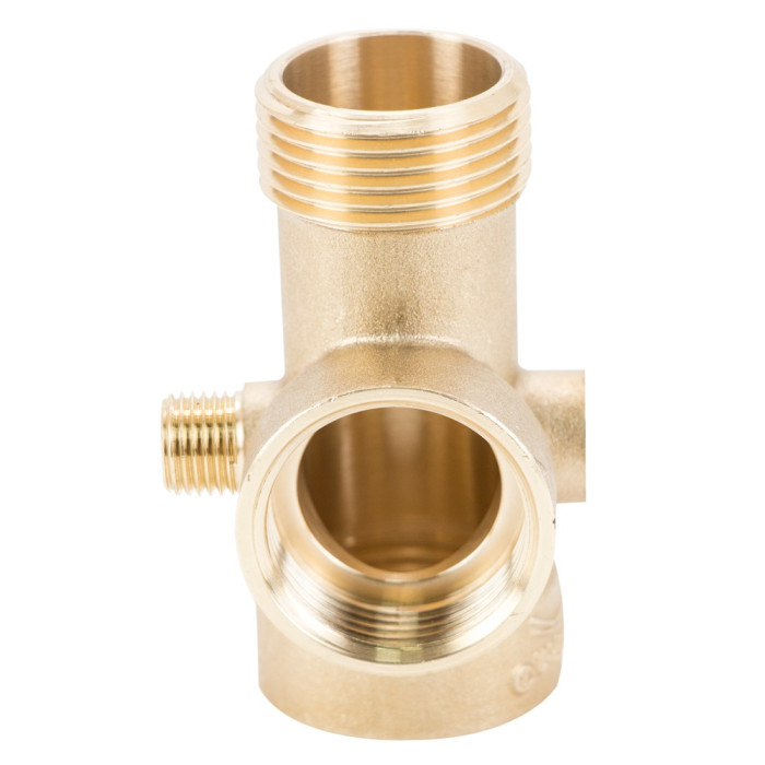 З"єднувач п'яти вивідний 80мм 1"м×1"F×1"F×1/4"M×1/4" F∠180° AQUATICA (779599)