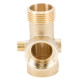 З"єднувач п'яти вивідний 80мм 1"м×1"F×1"F×1/4"M×1/4" F∠180° AQUATICA (779599)