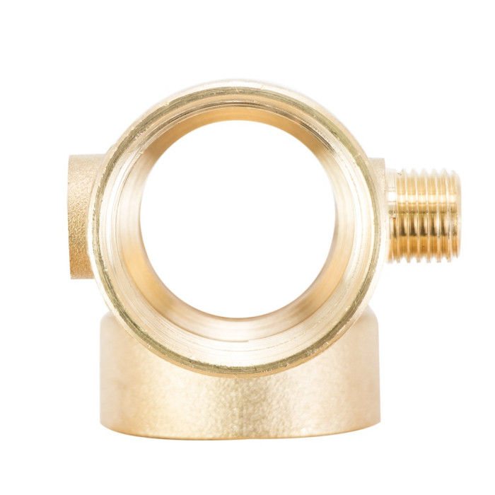 З"єднувач п'яти вивідний 80мм 1"м×1"F×1"F×1/4"M×1/4" F∠180° AQUATICA (779599)