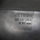 Мембрана для гідроакумулятора з хвостом Ø90мм 19–24л Rubber WETRON (779501)