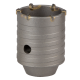 Коронка по бетону Ø55×70мм 6 зубців (тубус) GRAD (1514065)