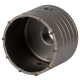 Коронка по бетону Ø80 × 70мм 10 зубців (тубус) GRAD (1514115)