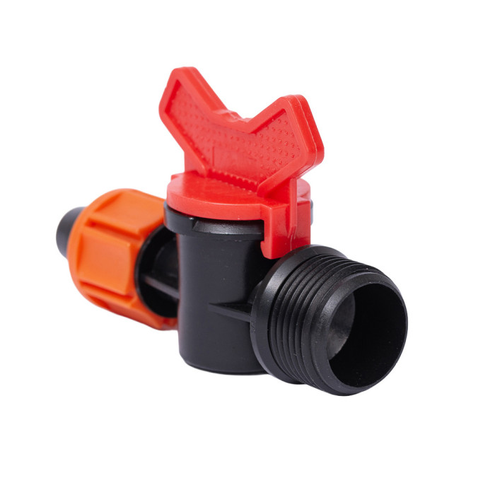 Кран для крапельної стрічки Ø16мм н/р 3/4" FLORA (5079644)