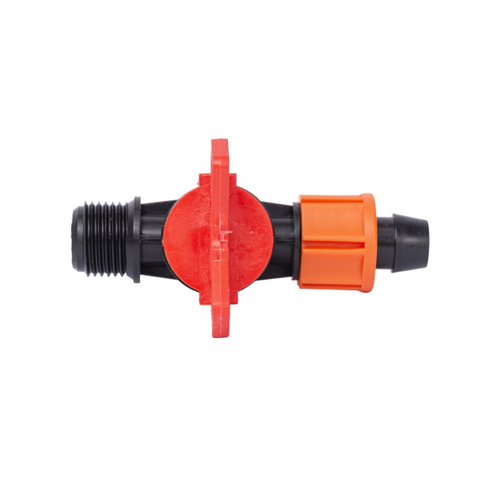 Кран для крапельної стрічки Ø16мм н/р 1/2" FLORA (5079654)