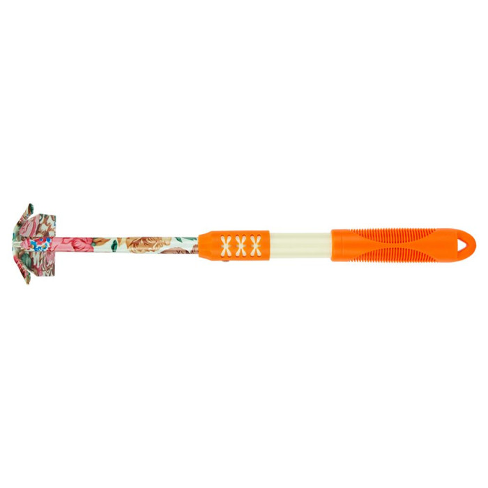 Мотыга комбинированная плоская + 3-х зубая (orange) (TPR) FLORA (5043054)