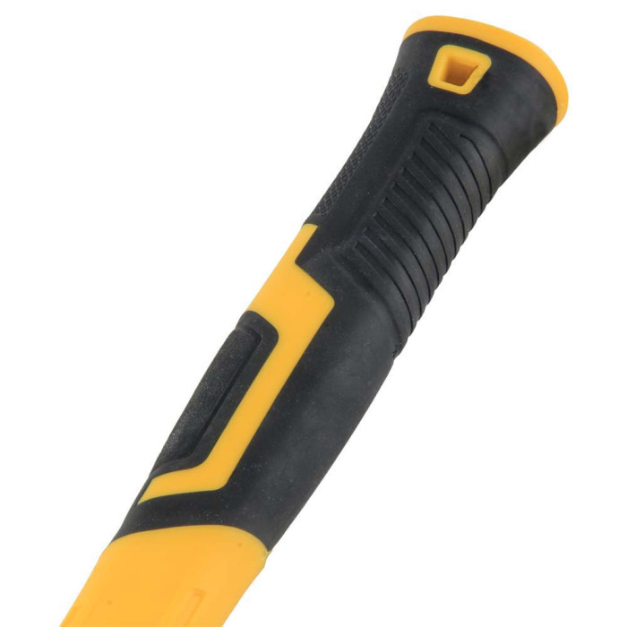 Киянка гумова чорно-біла 450г фібергласова рукоятка SIGMA (4317241)