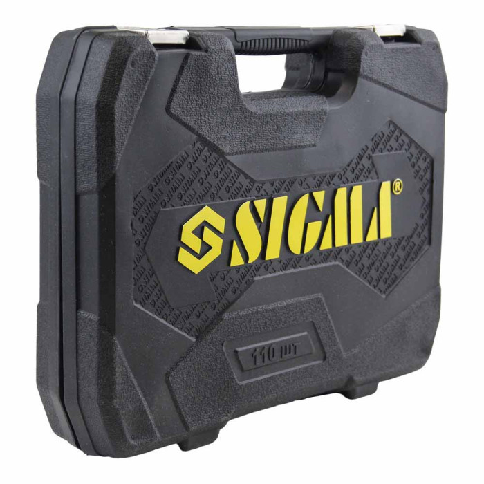 Набір насадок торцевих і біт 1/4", 1/2" 110шт CrV mid SIGMA (6003771)
