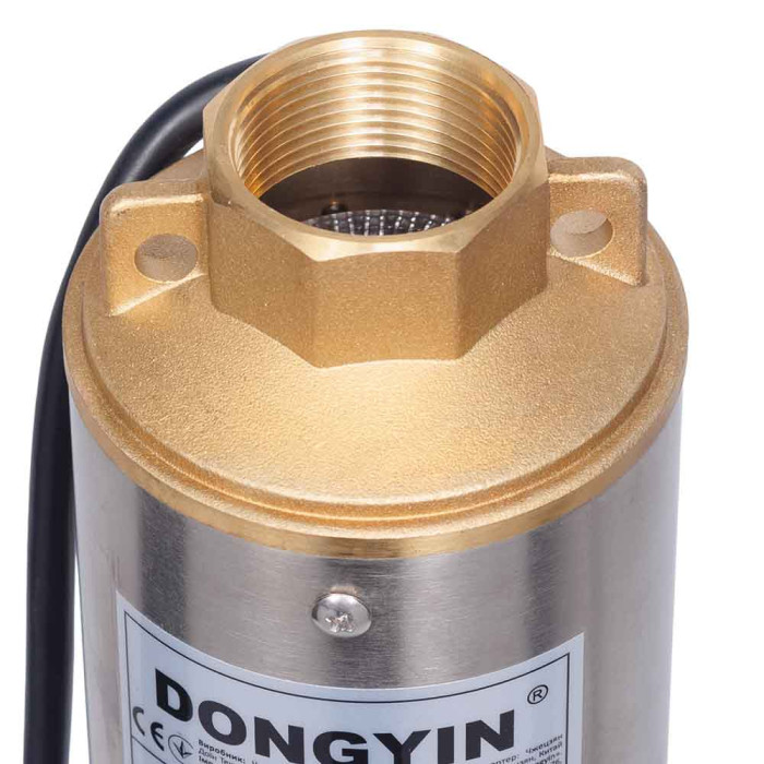 Насос центробежный скважинный 0.75кВт H 73(50)м Q 100(67)л/мин Ø102мм DONGYIN 4SDm4/10 (777132)
