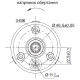Насос центробежный скважинный 0.18кВт H 30(23)м Q 45(30)л/мин Ø80мм 20м кабеля DONGYIN 3SEm1.8/7 (777400)