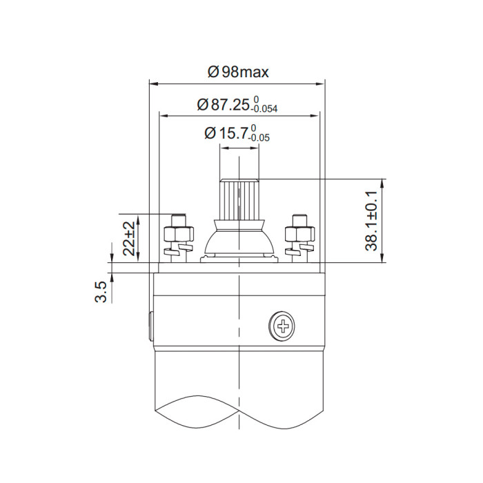 Насос центробежный 380В 7.5кВт H 201(110)м Q 270(200)л/мин Ø102мм (из 3х ЧАСТЕЙ) AQUATICA (DONGYIN) 4SD12/32 (7771783)