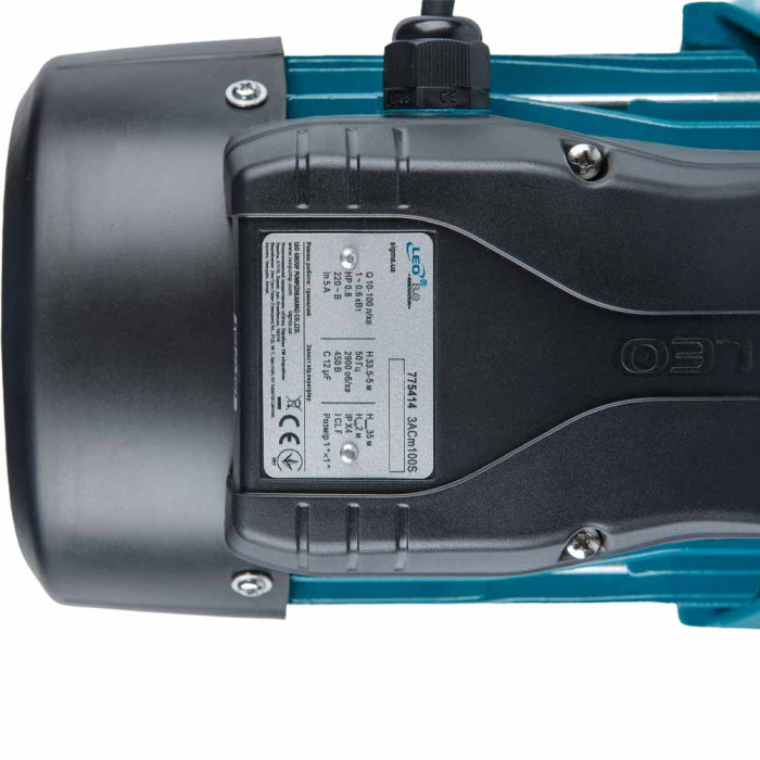 Насос відцентровий багатоступінчастий 0.9кВт Hmax 55м Qmax 100л/хв нерж LEO 3.0 5ACm100S (775416)