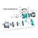 Насос центробежный самовсасывающий 0.3кВт Hmax 30м Qmax 40л/мин (нерж) LEO 3.0 AJm30S (775351)