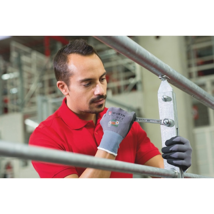 Рукавиці захисні з нітриловим покриттям MULTIFIT NITRILE, пара, розмір 9