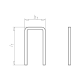 Скоба для пневматичного степлера, тип 80, 14 mm