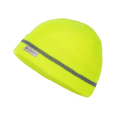 Шапка в'язана NEON THINSULATE, яскраво жовта