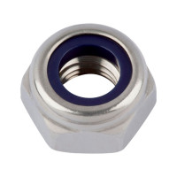 Гайка шестигранная самостопорная DIN985 - A2/50 - SW10, M6