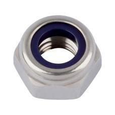 Гайка шестигранна самостопорна DIN985 - A2/50 - SW10, M6