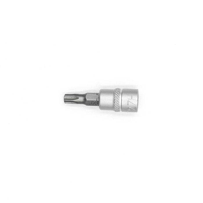 Головка торцевая, 1/4IN, с насадкой TX27-HOLE, RED STRIPE
