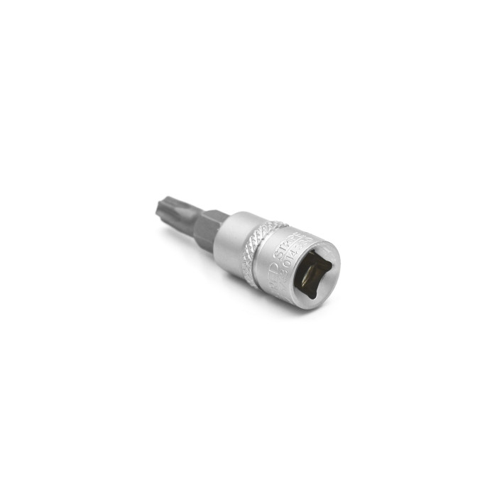Головка торцевая, 1/4IN, с насадкой TX27-HOLE, RED STRIPE