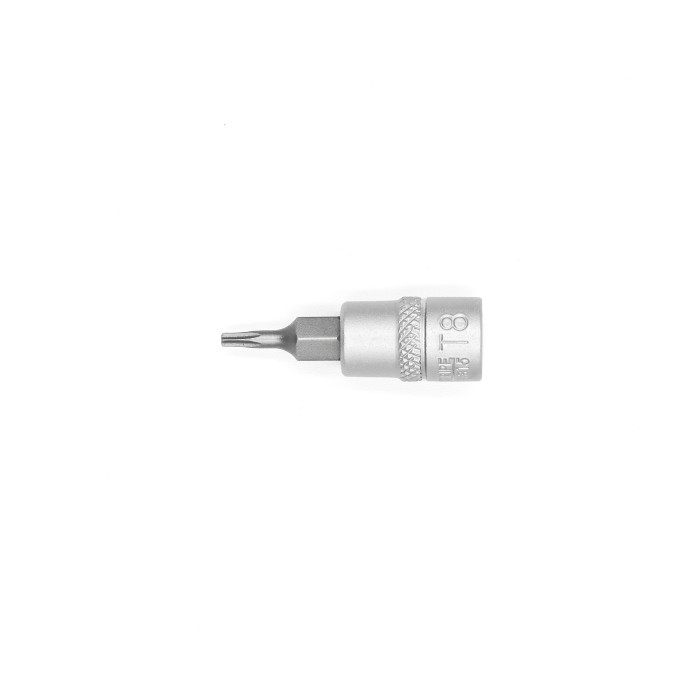 Головка торцевая, 1/4IN, с насадкой TX8, RED STRIPE